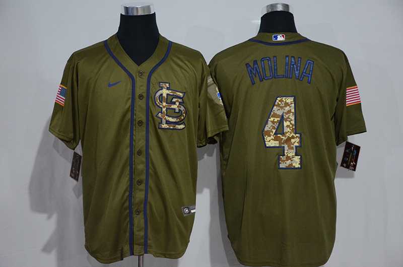 Cardinals 4 Yadier Molina Olive 2020 Nike Cool Base Jersey,We sell and wholesale Cardinals 4 Yadier Molina Olive 2020 Nike Cool Base Jersey on line form chian!